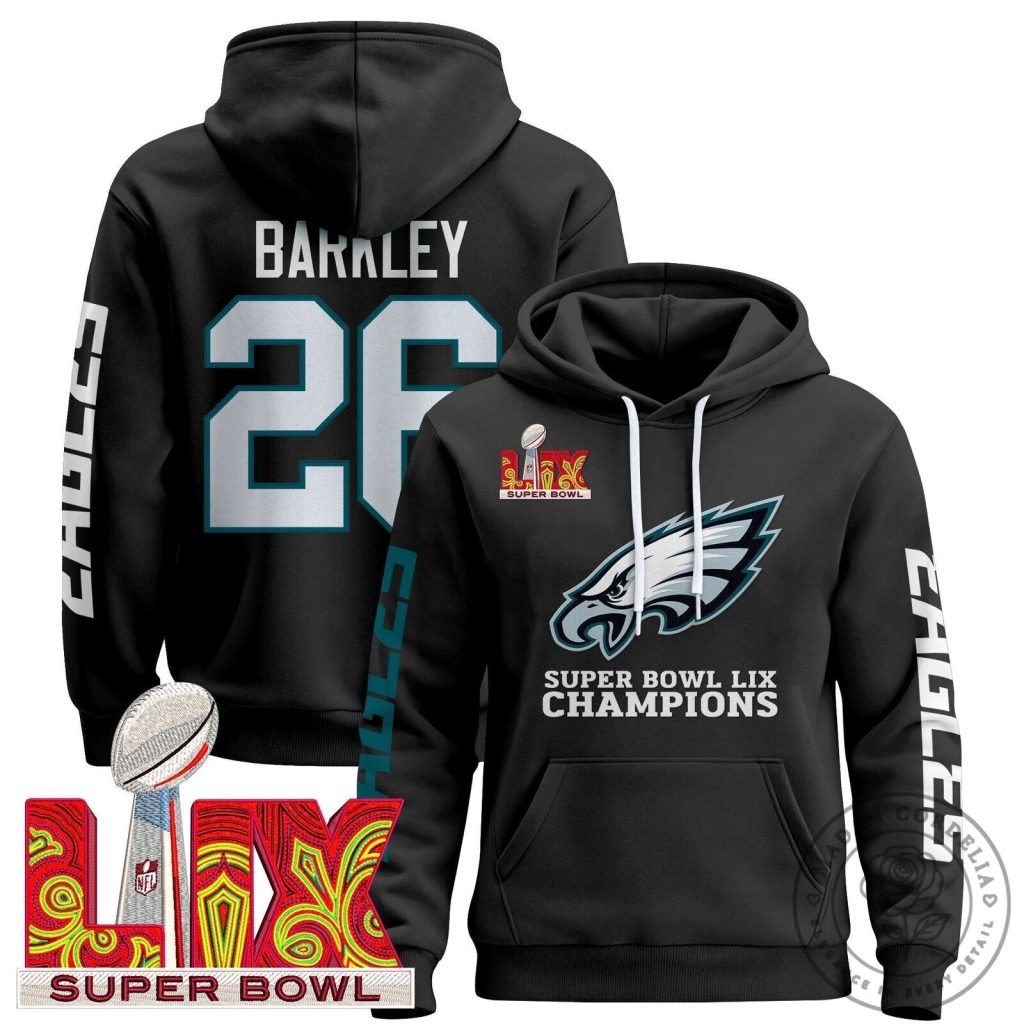 Philadelphia Eagles Super Bowl LIX Champions Pullover Hoodie Philadelphia Eagles Super Bowl LIX Champions Pullover Hoodie