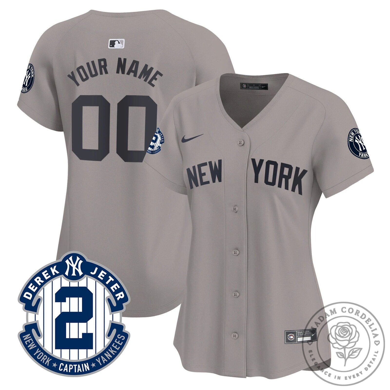 New York Yankees Black Gold Baseball Jersey by Derek Jeter 25 New York Yankees Black Gold Baseball Jersey by Derek Jeter