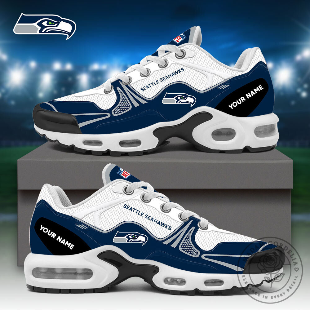 Seattle Seahawks Air Max Plus Custom Sports Sneakers
