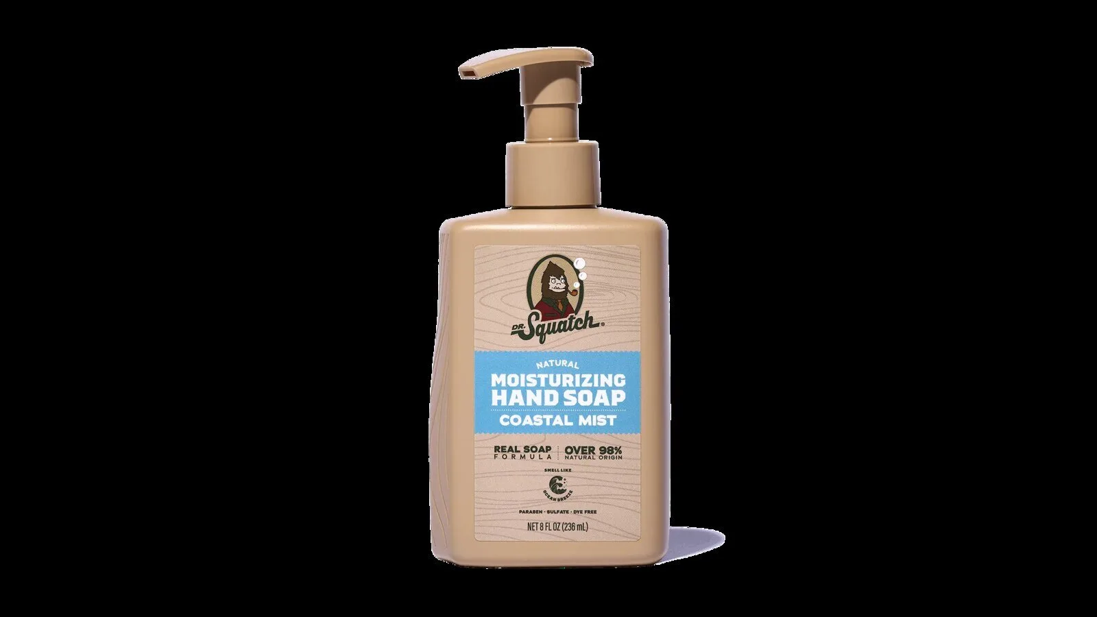 Coastal Mist Moisturizing Hand Soap by Dr. Squatch, Natural Liquid Soap