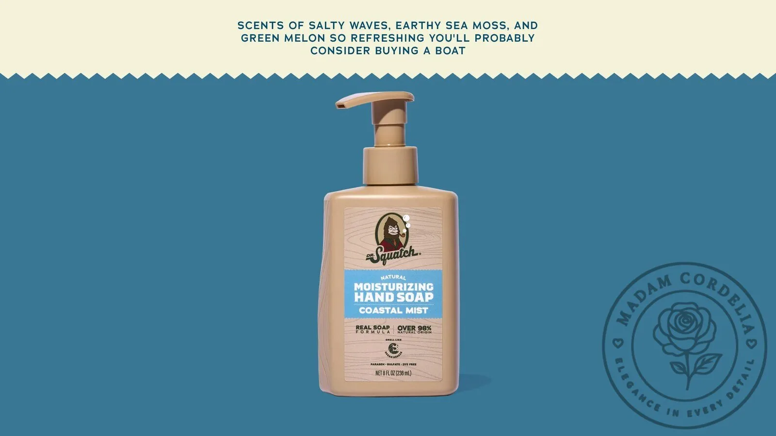 Coastal Mist Moisturizing Hand Soap by Dr. Squatch, Natural Liquid Soap 11 Coastal Mist Moisturizing Hand Soap by Dr. Squatch, Natural Liquid Soap