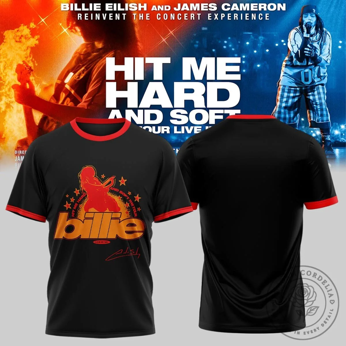 Billie Eilish Hit Me Hard and Soft The Tour Concert T-Shirt