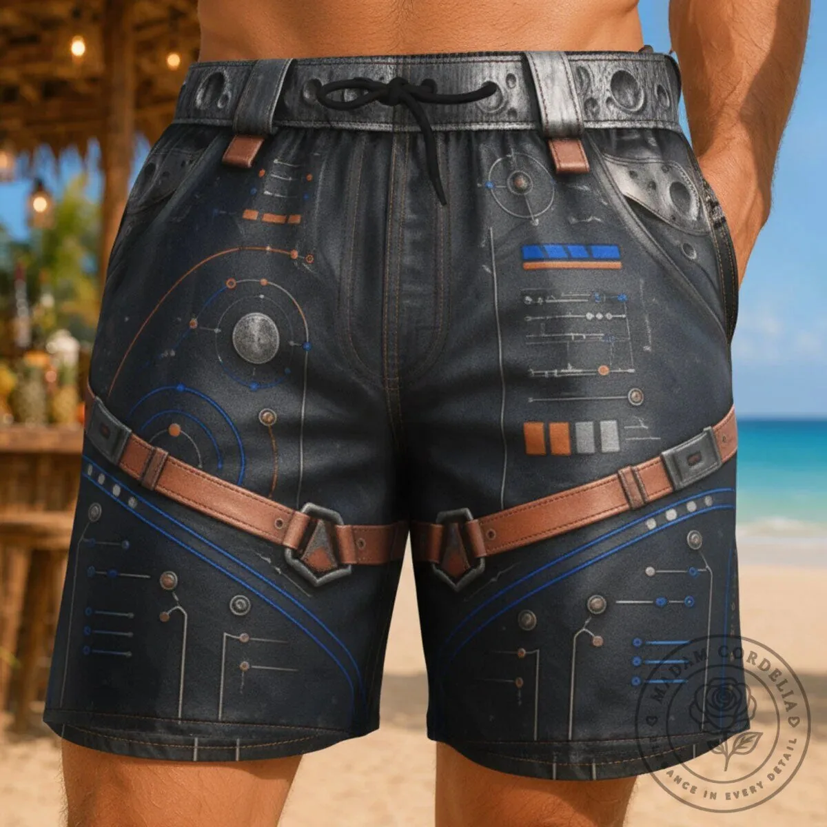 Space Ranger Costume Style Swim Trunks for Men 16 Space Ranger Costume Style Swim Trunks for Men