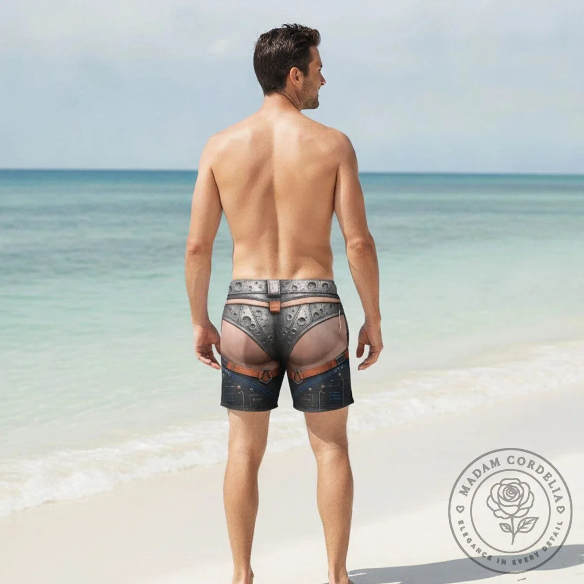 Space Ranger Costume Style Swim Trunks for Men 18 Space Ranger Costume Style Swim Trunks for Men