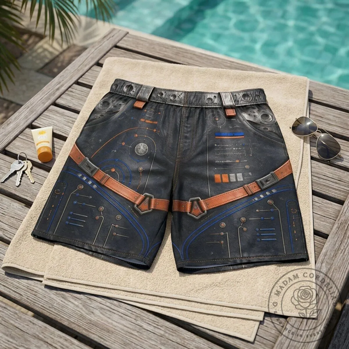 Space Ranger Costume Style Swim Trunks for Men 19 Space Ranger Costume Style Swim Trunks for Men