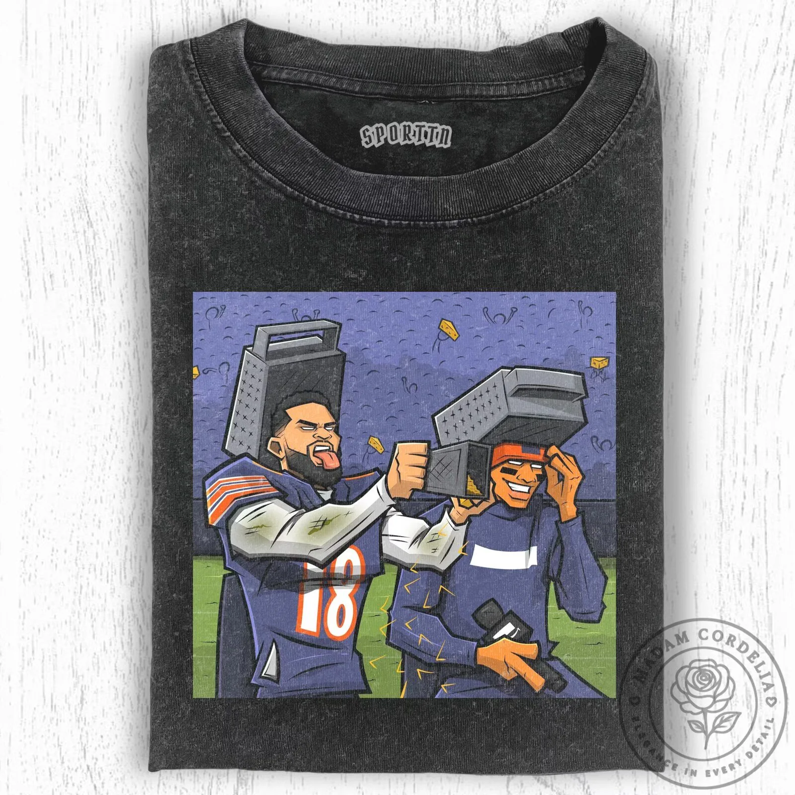 Caleb Williams Chicago Football Player Funny Meme T-Shirt
