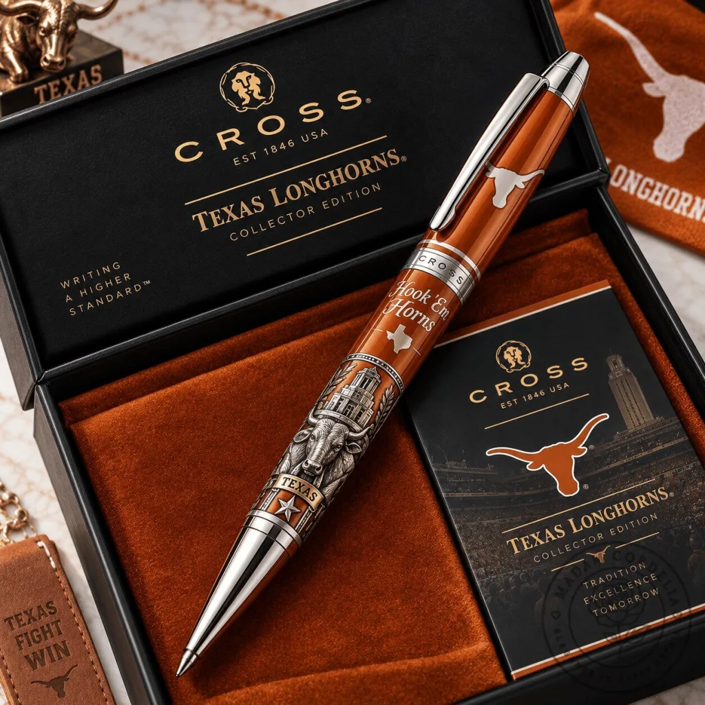 Texas Longhorns Hook 'Em Horns Collector Edition Ballpoint Pen Texas Longhorns Hook 'Em Horns Collector Edition Ballpoint Pen