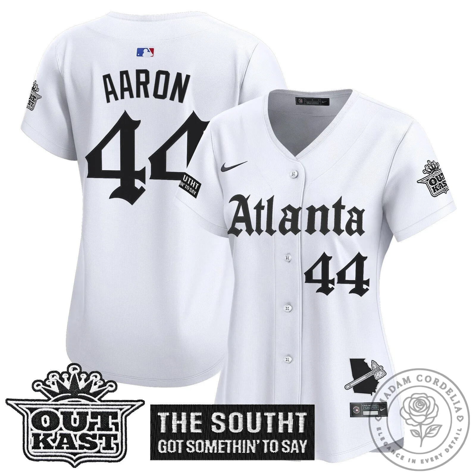 Atlanta Braves Ronald Acuña Jr. Black Baseball Jersey for Women 49 Atlanta Braves Ronald Acuña Jr. Black Baseball Jersey for Women
