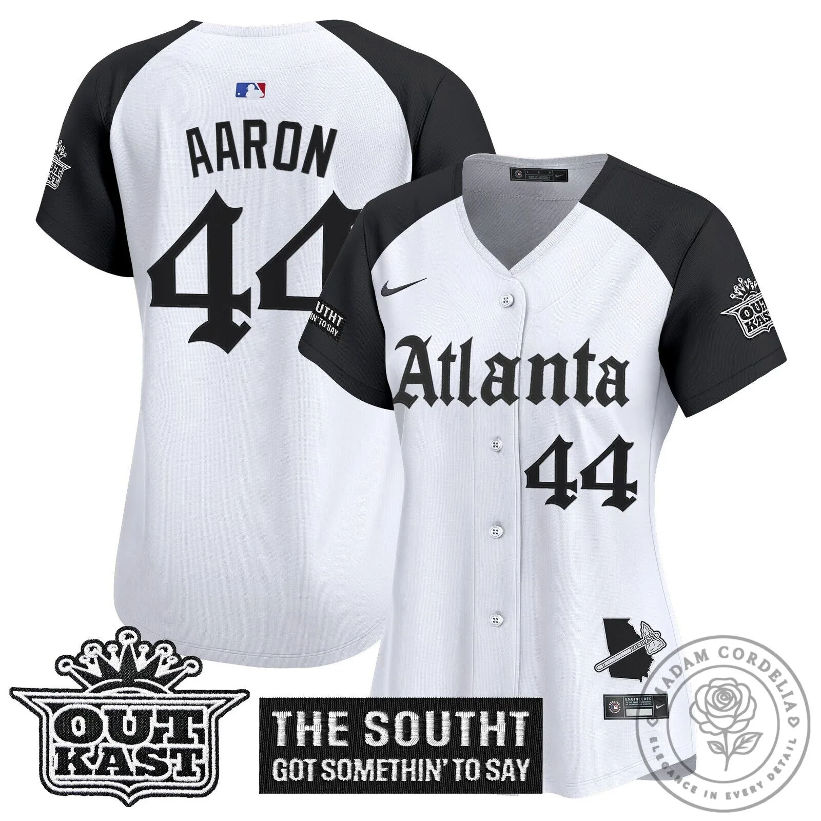 Atlanta Braves Ronald Acuña Jr. Black Baseball Jersey for Women 61 Atlanta Braves Ronald Acuña Jr. Black Baseball Jersey for Women