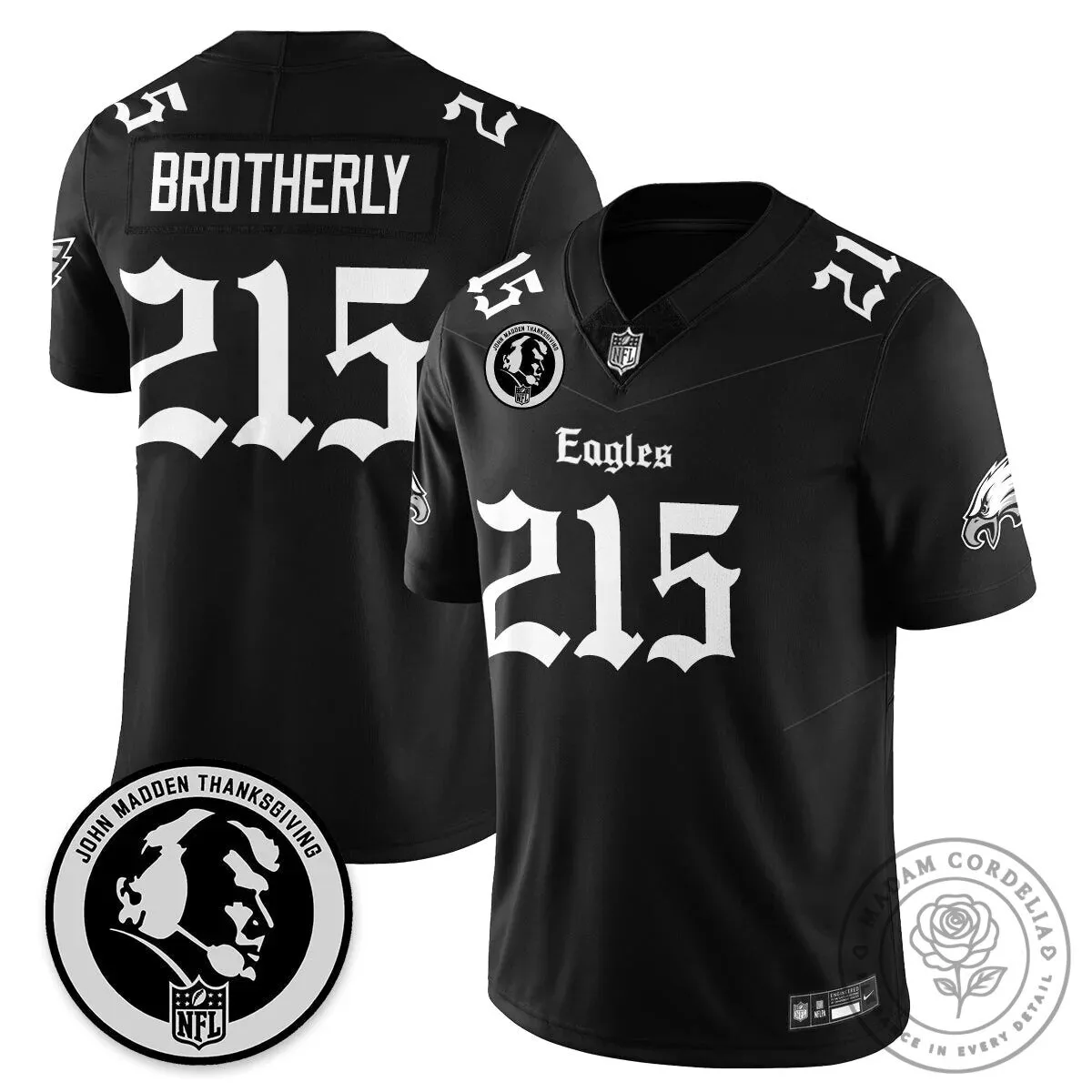 John Madden Philadelphia Eagles Saquon Barkley Number 26 Football Jersey 51 John Madden Philadelphia Eagles Saquon Barkley Number 26 Football Jersey