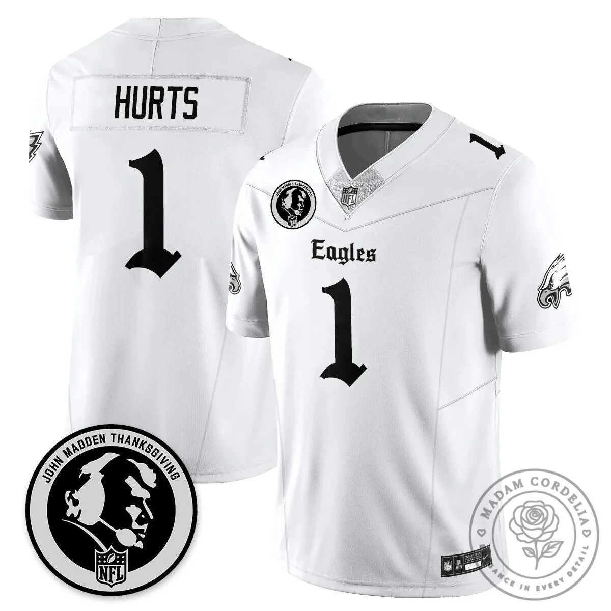 John Madden Philadelphia Eagles Saquon Barkley Number 26 Football Jersey 54 John Madden Philadelphia Eagles Saquon Barkley Number 26 Football Jersey