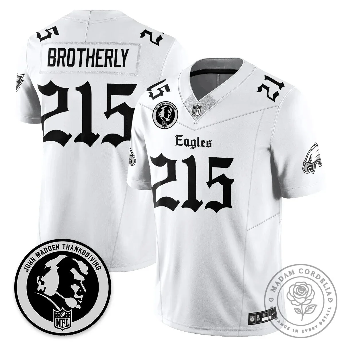 John Madden Philadelphia Eagles Saquon Barkley Number 26 Football Jersey 60 John Madden Philadelphia Eagles Saquon Barkley Number 26 Football Jersey