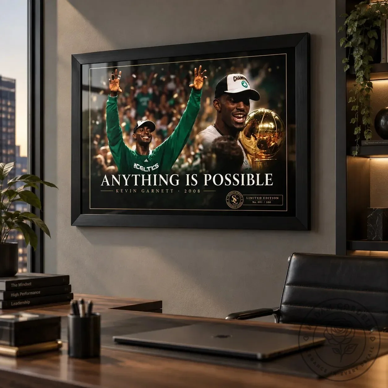 Kevin Garnett Anything Is Possible Boston Celtics 2008 NBA Champions Wall Art Poster 10 Kevin Garnett Anything Is Possible Boston Celtics 2008 NBA Champions Wall Art Poster