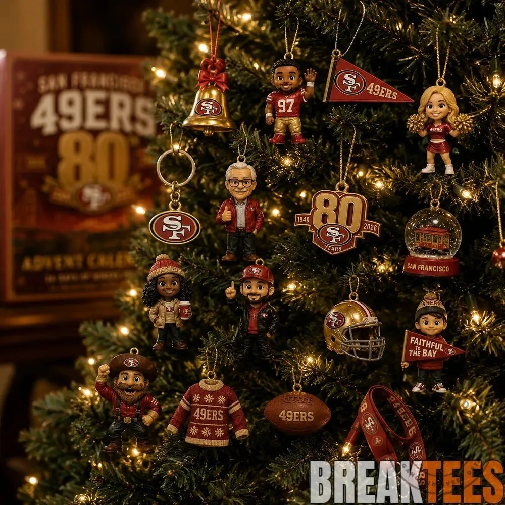 San Francisco 49ers 80th Anniversary 2026 Advent Calendar Collectible Gifts 8 San Francisco 49ers 80th Anniversary 2026 Advent Calendar Collectible Gifts