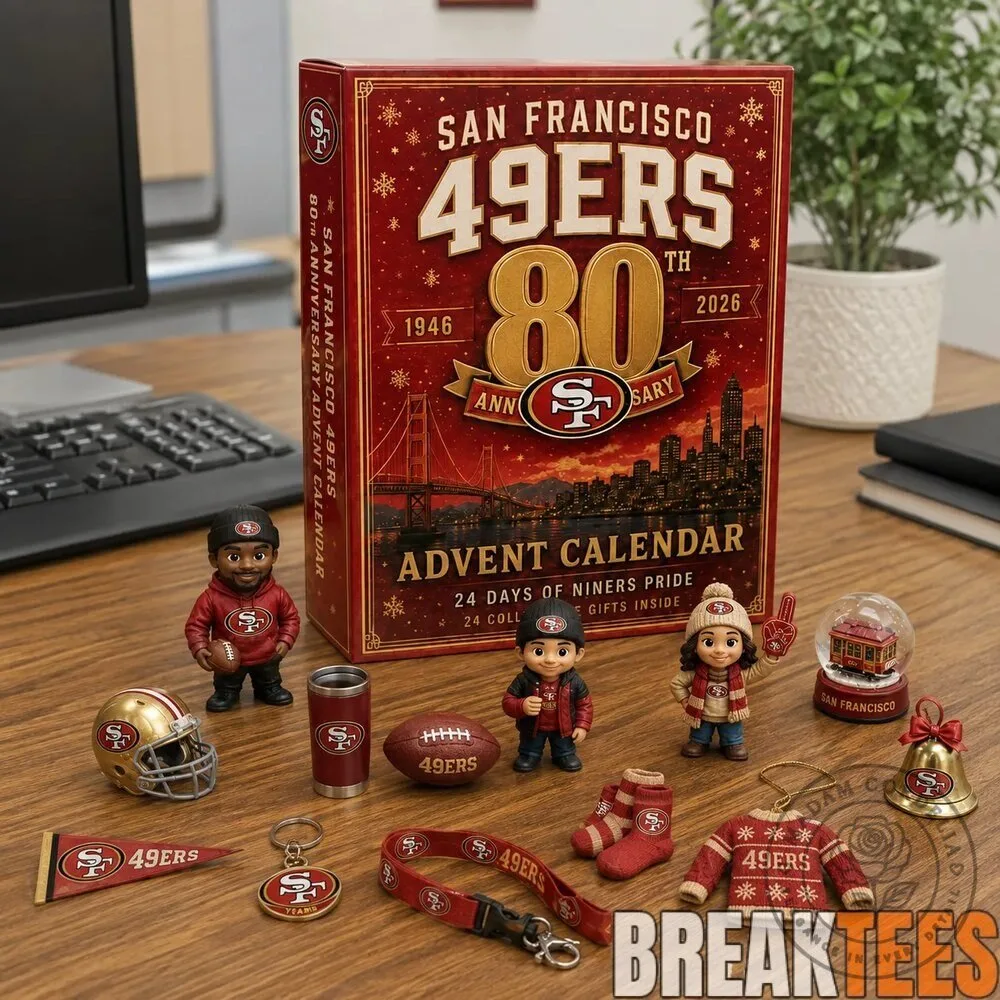 San Francisco 49ers 80th Anniversary 2026 Advent Calendar Collectible Gifts 9 San Francisco 49ers 80th Anniversary 2026 Advent Calendar Collectible Gifts