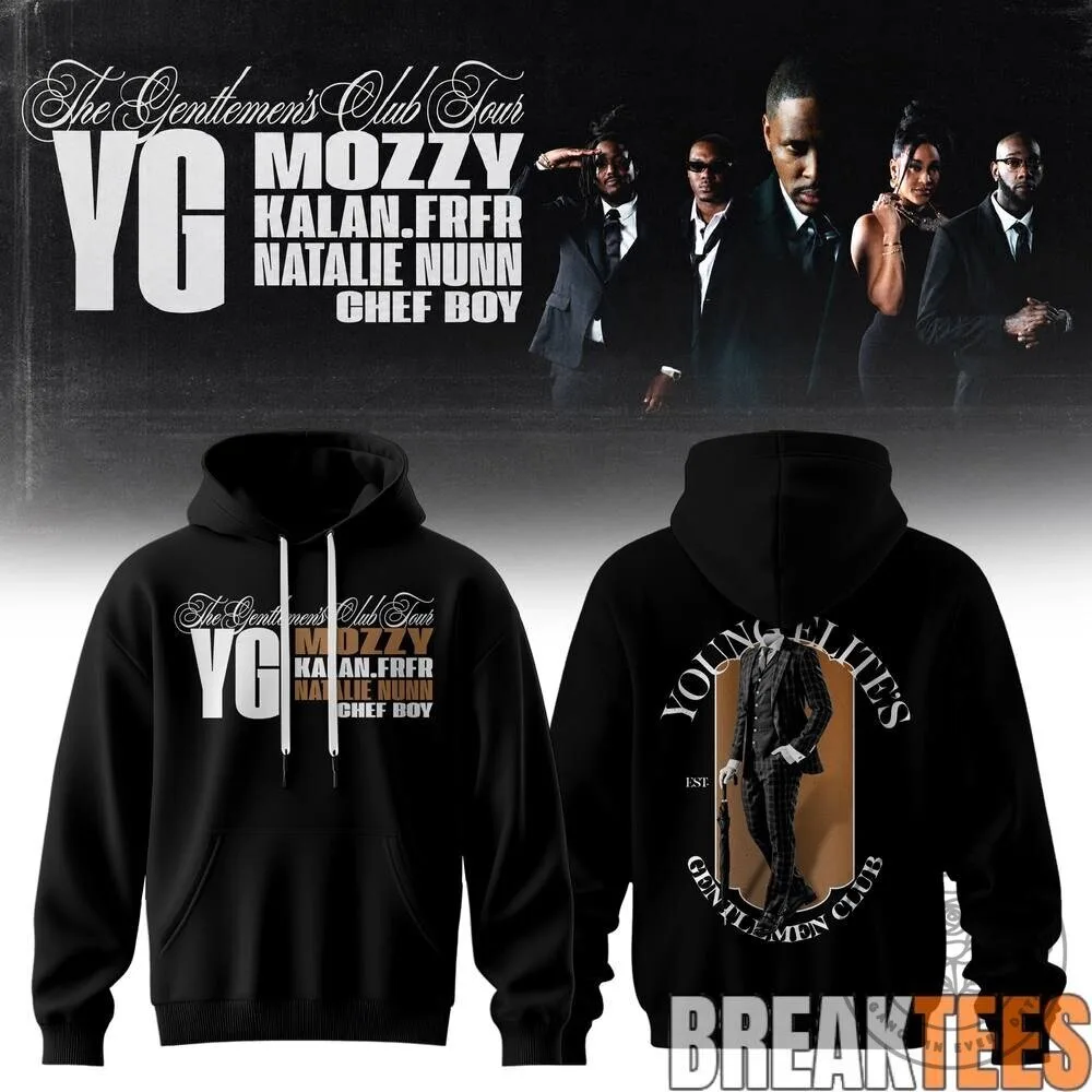 YG The Gentlemen's Club Tour 2026 Concert Black Hoodie 17 YG The Gentlemen