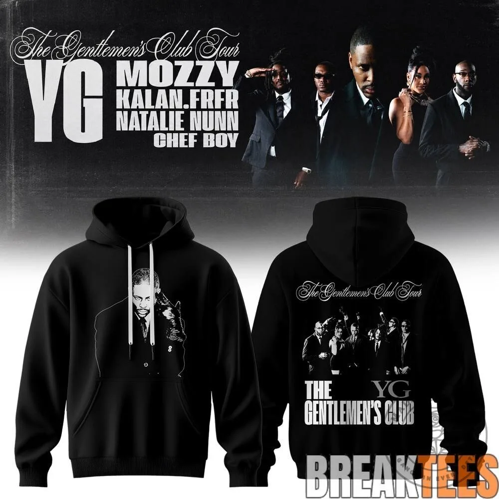 YG The Gentlemen's Club Tour 2026 Concert Black Hoodie 18 YG The Gentlemen