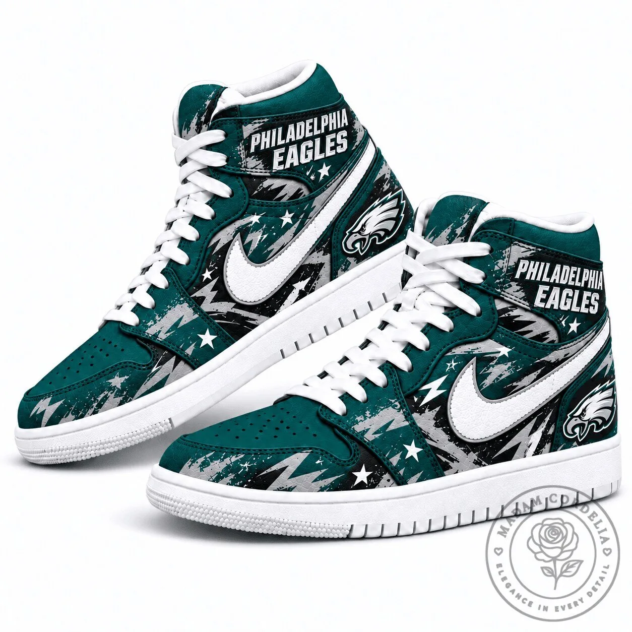 Philadelphia Eagles Graffiti High Top Sneakers