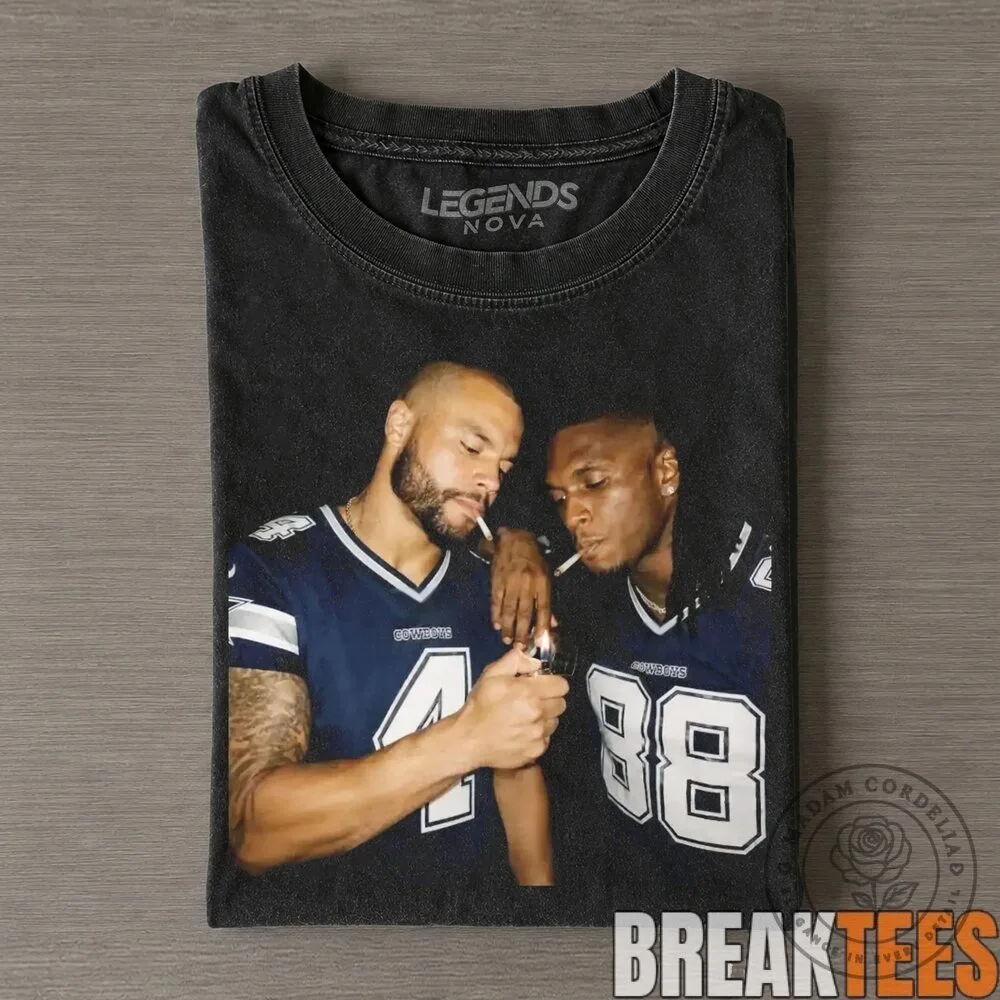 Dallas Cowboys Dak Prescott CeeDee Lamb Football Fan T-Shirt 5 Dallas Cowboys Dak Prescott CeeDee Lamb Football Fan T-Shirt