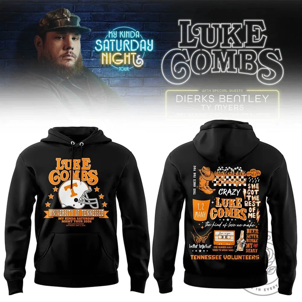My Kinda Saturday Night Tour Hoodie from Luke Combs at Neyland Stadium