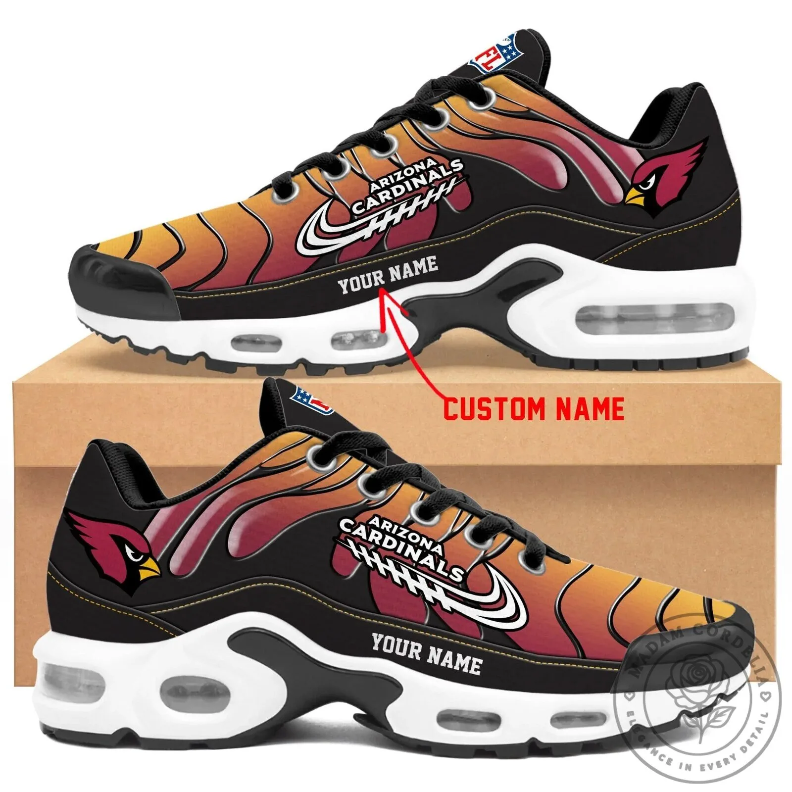 Arizona Cardinals Personalized Air Max Shoes Limited Edition