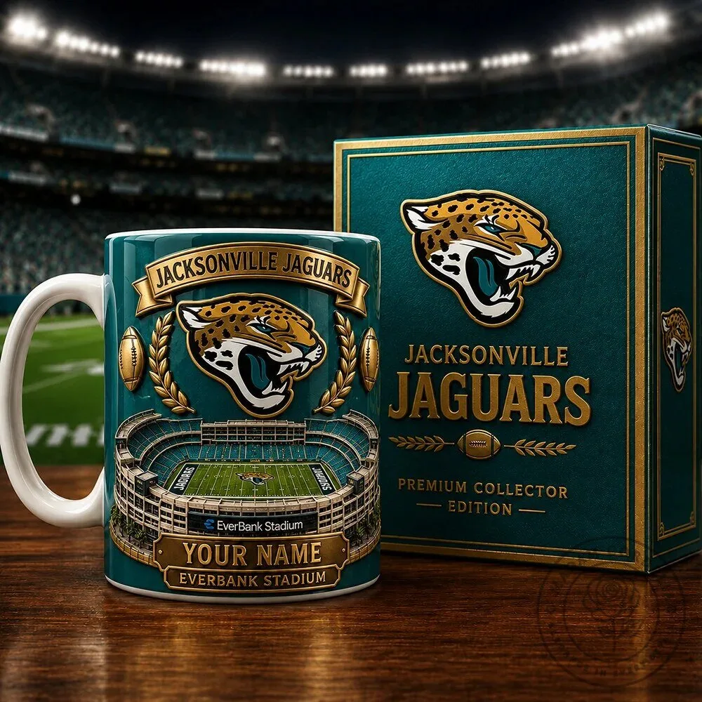 Jacksonville Jaguars NFL Football Team EverBank Stadium Premium Collector Edition Mug
