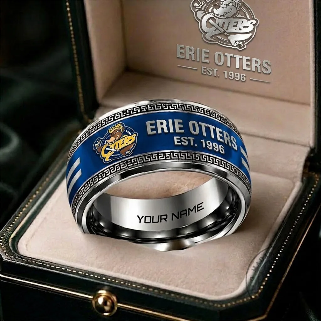 Erie Otters Ontario Hockey League Personalized Ring