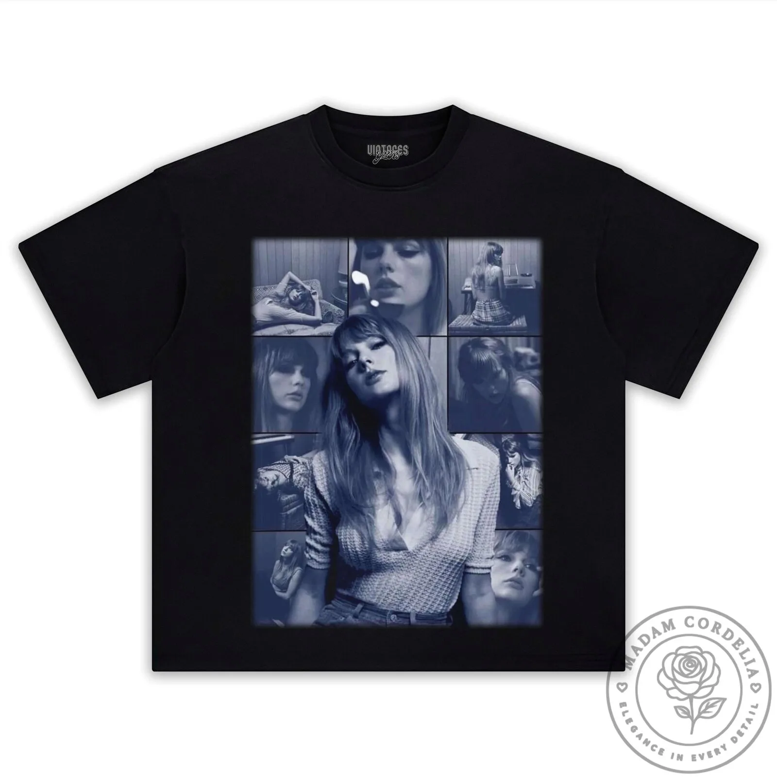 Taylor Swift 6.0 Album Cover Black T-Shirt