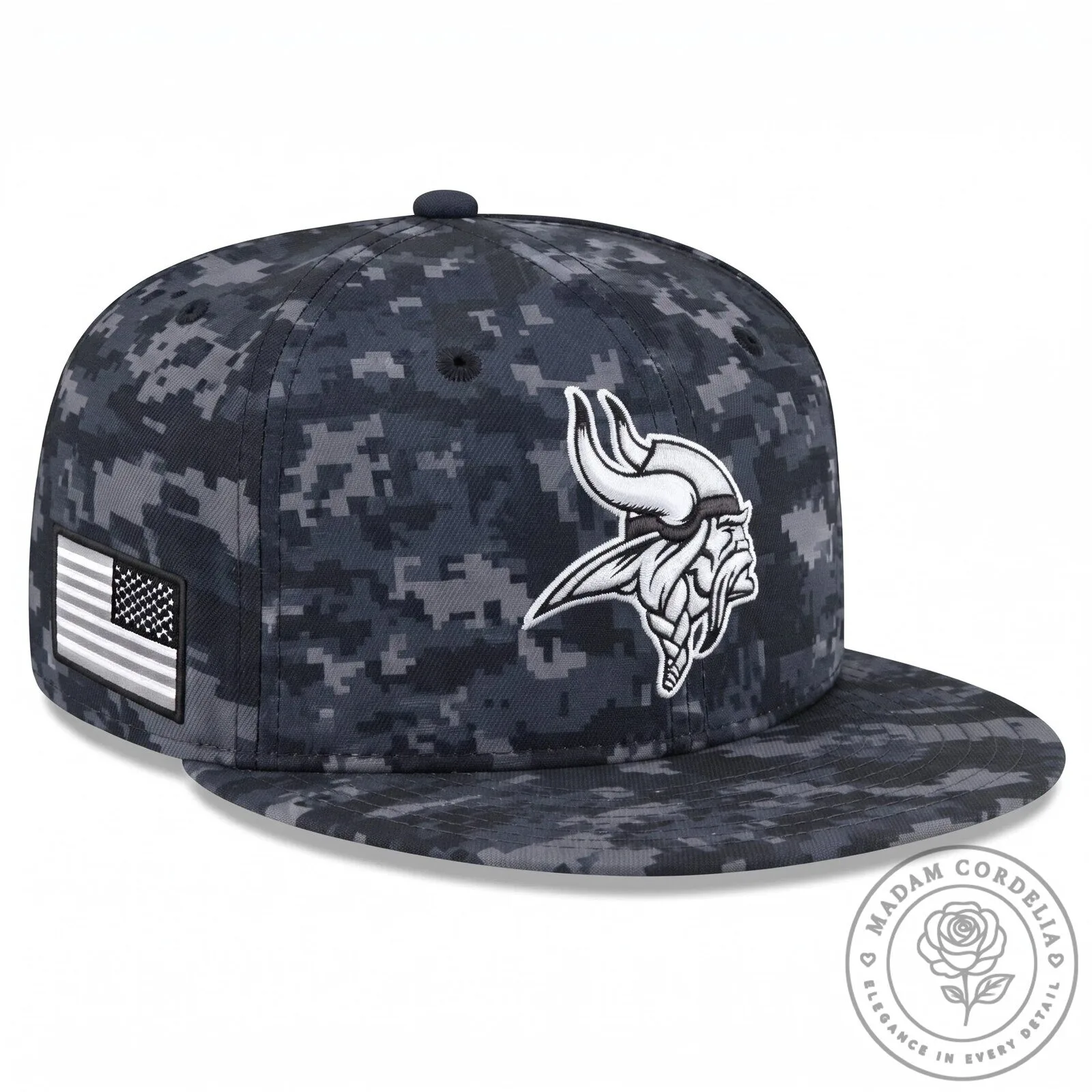 Minnesota Vikings Salute To Service Digital Camouflage Snapback Cap Hat 7 Minnesota Vikings Salute To Service Digital Camouflage Snapback Cap Hat