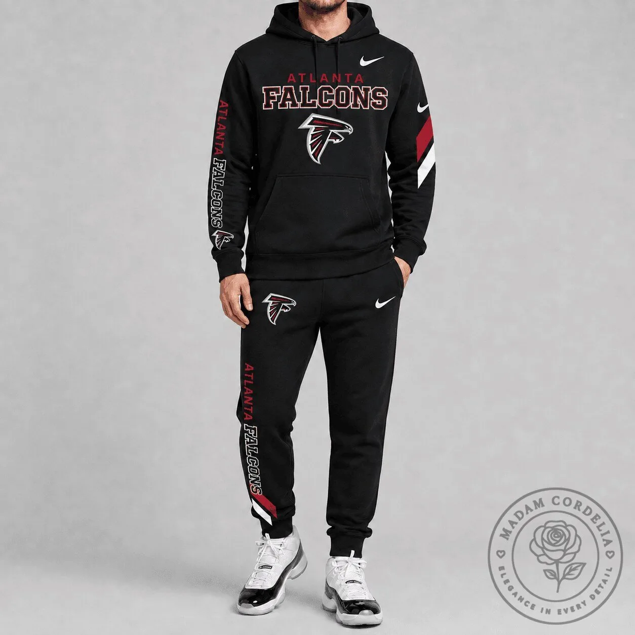 Atlanta Falcons National Football League Black Hoodie Sweatshirt