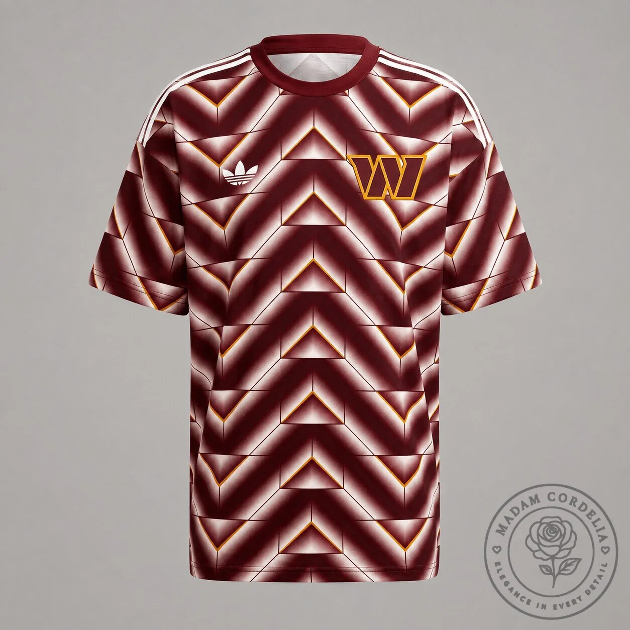 Washington Commanders Retro Geometric Graphic Football Team Jersey