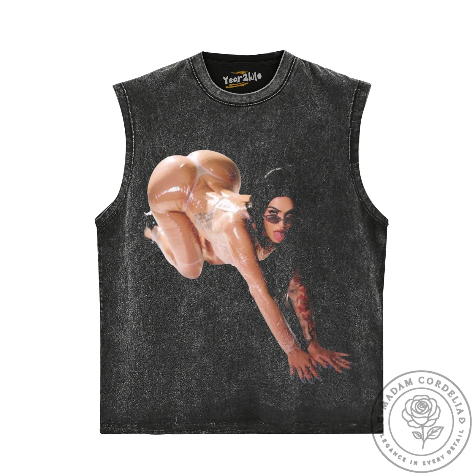 Megan Fox Inspired Black Graphic Print Short Sleeve T-Shirt 18 Megan Fox Inspired Black Graphic Print Short Sleeve T-Shirt