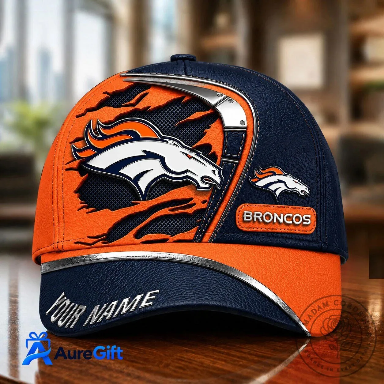 Denver Broncos American Football Team Personalized Baseball Cap Hat