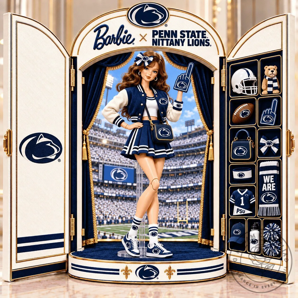 Barbie Penn State Nittany Lions Commemorative Collectible Doll Figure
