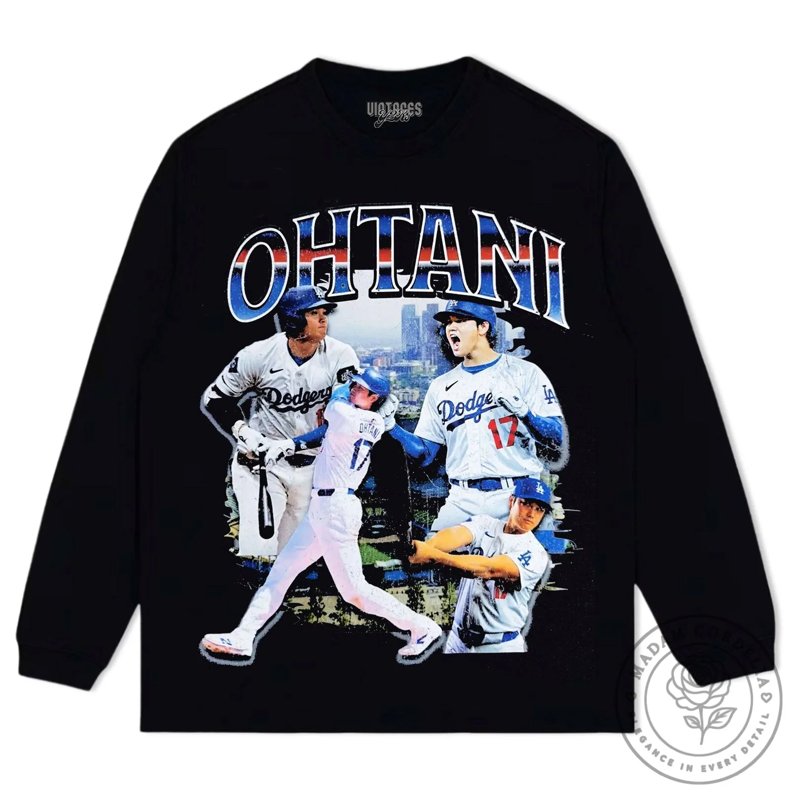 Graphic T-Shirt featuring Shohei Ohtani and the Los Angeles Dodgers Baseball Design 16 Graphic T-Shirt featuring Shohei Ohtani and the Los Angeles Dodgers Baseball Design