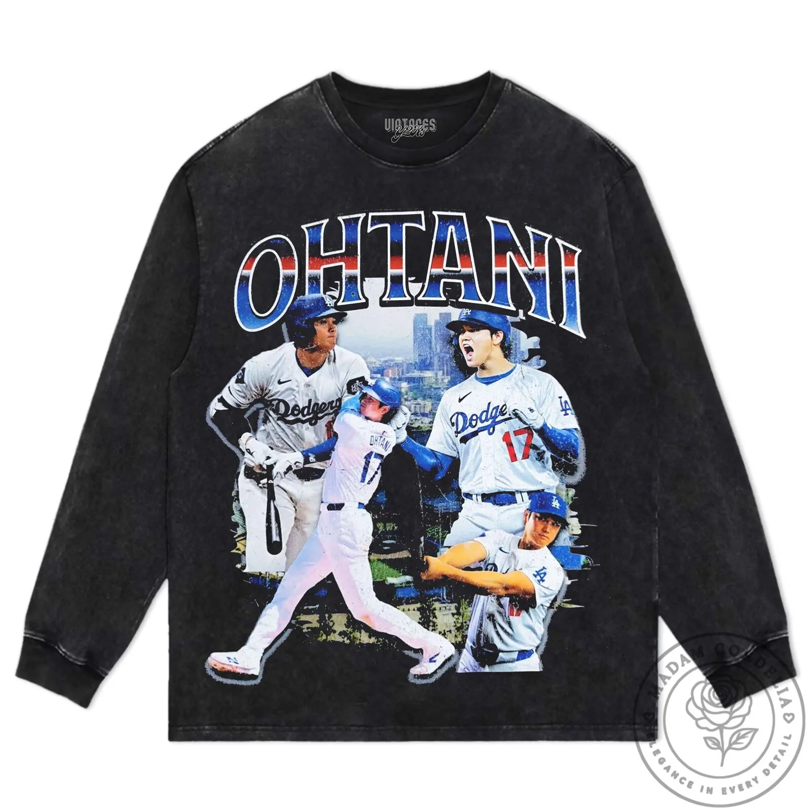 Graphic T-Shirt featuring Shohei Ohtani and the Los Angeles Dodgers Baseball Design 17 Graphic T-Shirt featuring Shohei Ohtani and the Los Angeles Dodgers Baseball Design