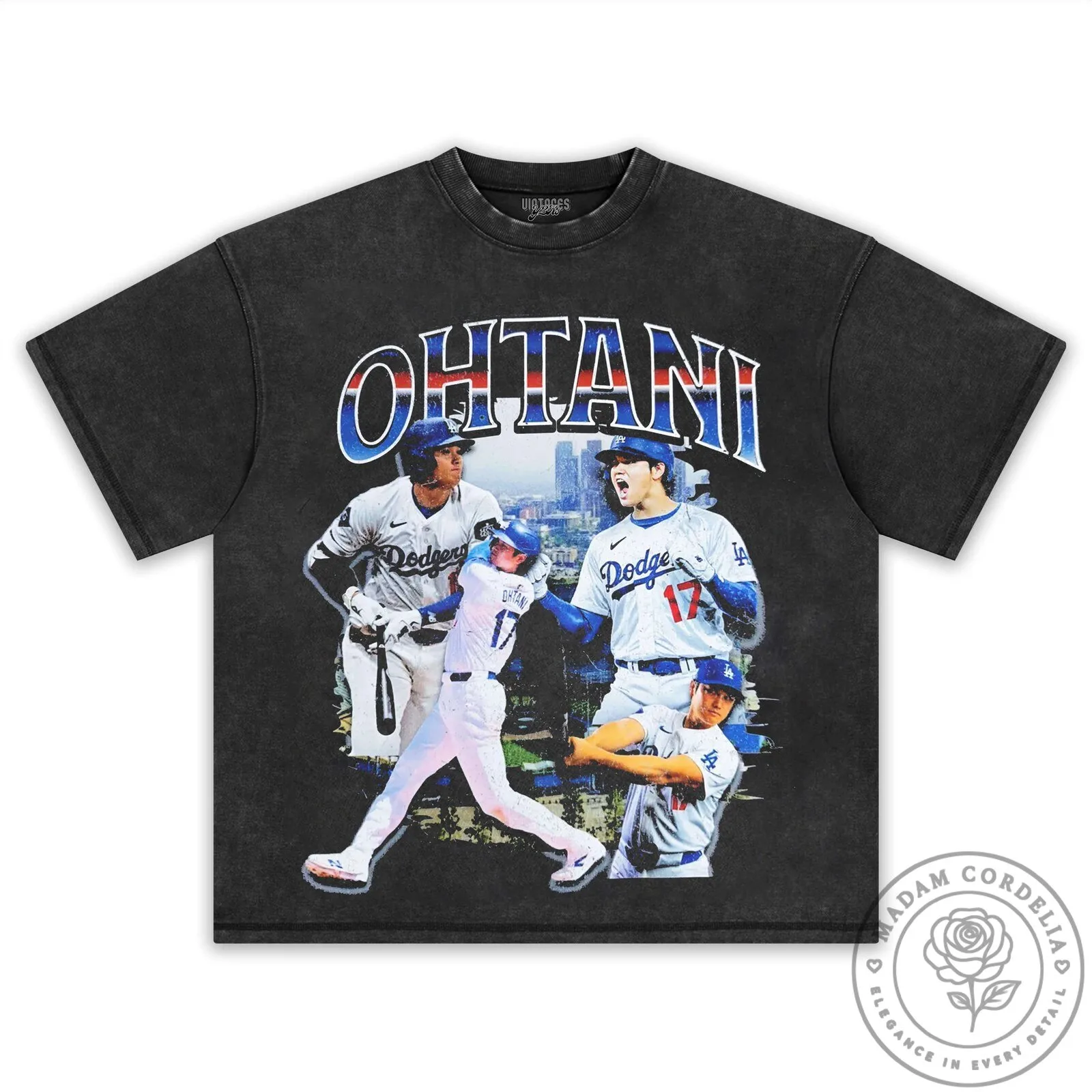 Graphic T-Shirt featuring Shohei Ohtani and the Los Angeles Dodgers Baseball Design 20 Graphic T-Shirt featuring Shohei Ohtani and the Los Angeles Dodgers Baseball Design