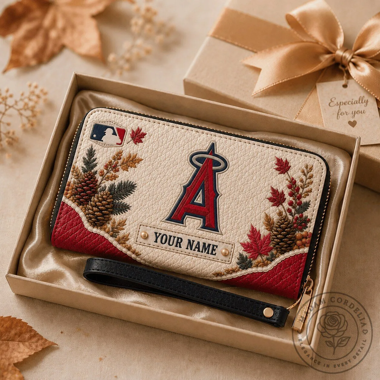 Los Angeles Angels Major League Baseball Autumn Style Wallet 3 Los Angeles Angels Major League Baseball Autumn Style Wallet