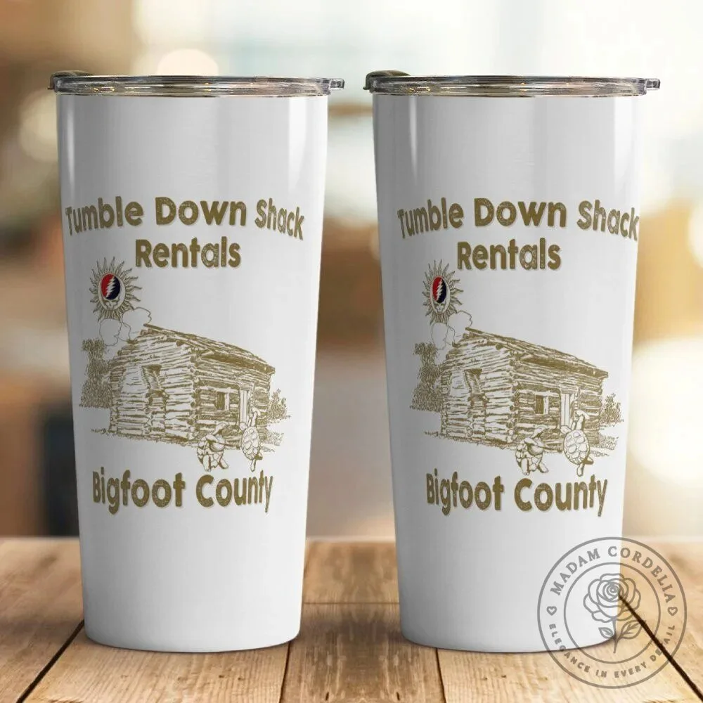 Grateful Dead Tumble Down Shack Rentals Bigfoot County Tumbler