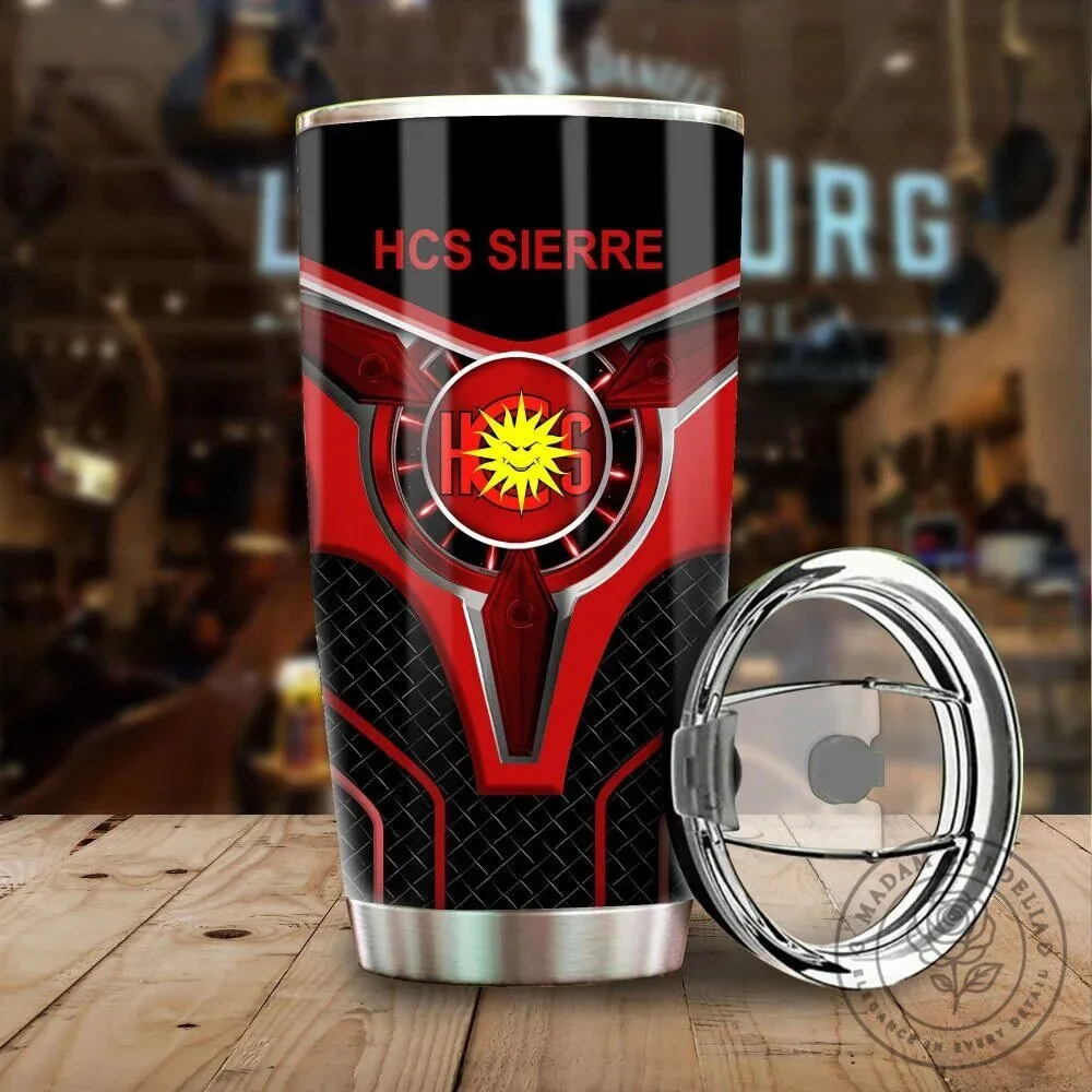 HCS Sierre Ice Hockey Club Logo Stainless Steel Tumbler