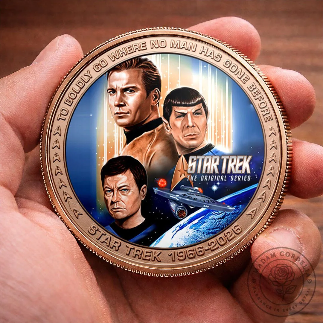 60th Anniversary Commemorative Coin for the Original Series of Star Trek 10 60th Anniversary Commemorative Coin for the Original Series of Star Trek