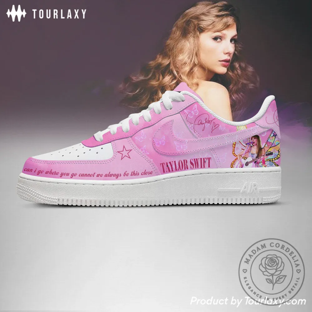 Taylor Swift Pink Love Air Force One Custom Shoes for Women 8 Taylor Swift Pink Love Air Force One Custom Shoes for Women