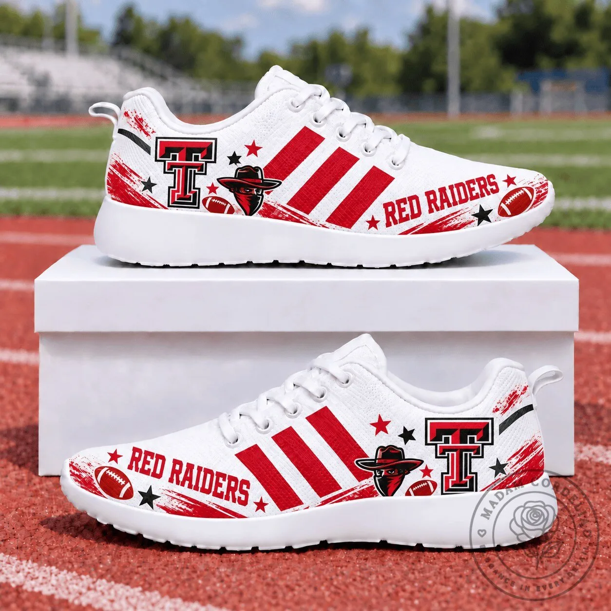 Texas Tech Red Raiders Football Team Casual Sports Sneakers