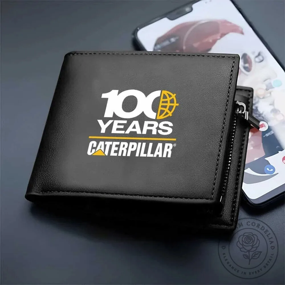Caterpillar 100 Years Anniversary Logo Bi-Fold Wallet 1 Caterpillar 100 Years Anniversary Logo Bi-Fold Wallet