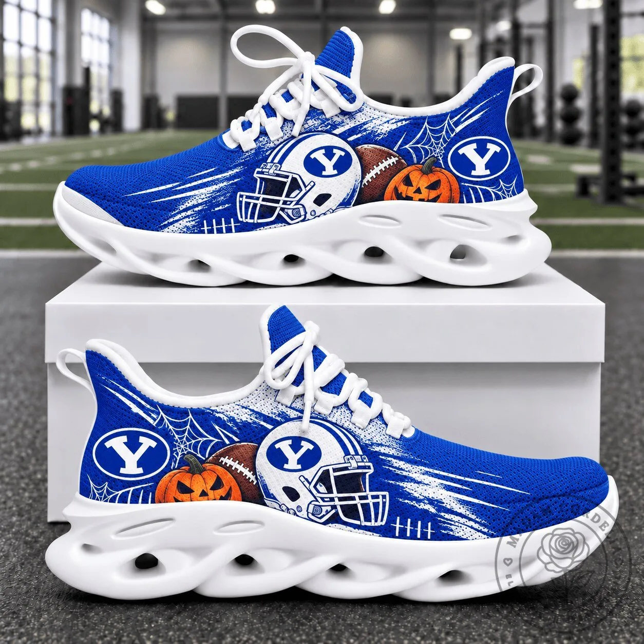 Brigham Young Cougars Halloween Football Team Fan Sneakers