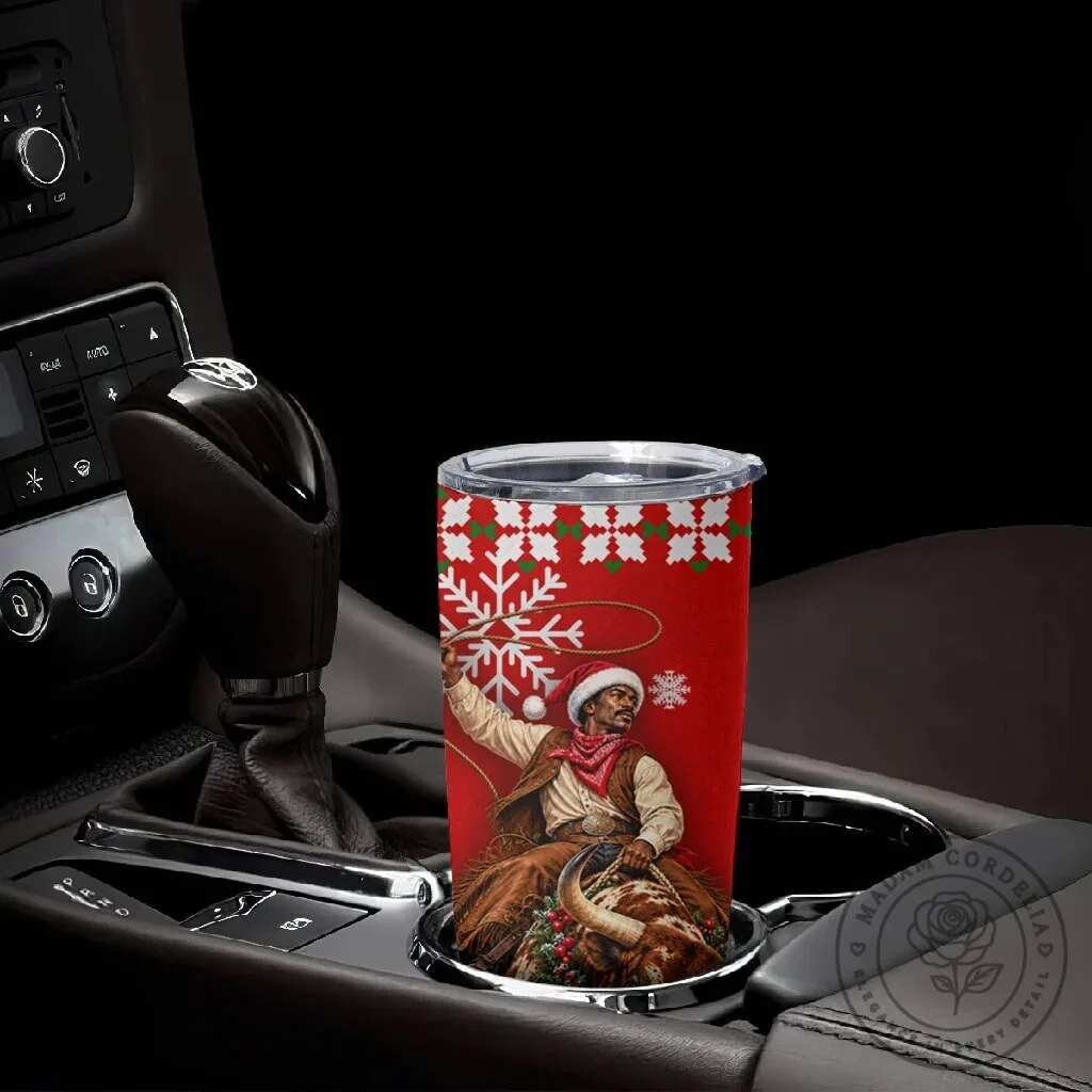 Bill Pickett Christmas Cowboy Rodeo Horse Rider Art Snowy Winter Tumbler 13 Bill Pickett Christmas Cowboy Rodeo Horse Rider Art Snowy Winter Tumbler