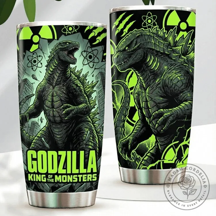 Godzilla King of the Monsters Atomic Breath Stainless Steel Tumbler
