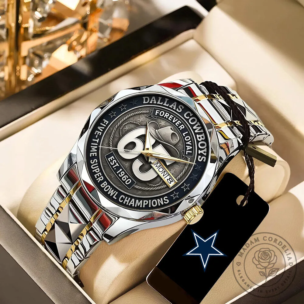 Dallas Cowboys 65th Anniversary Five-Time Super Bowl Champions Luxury Watch