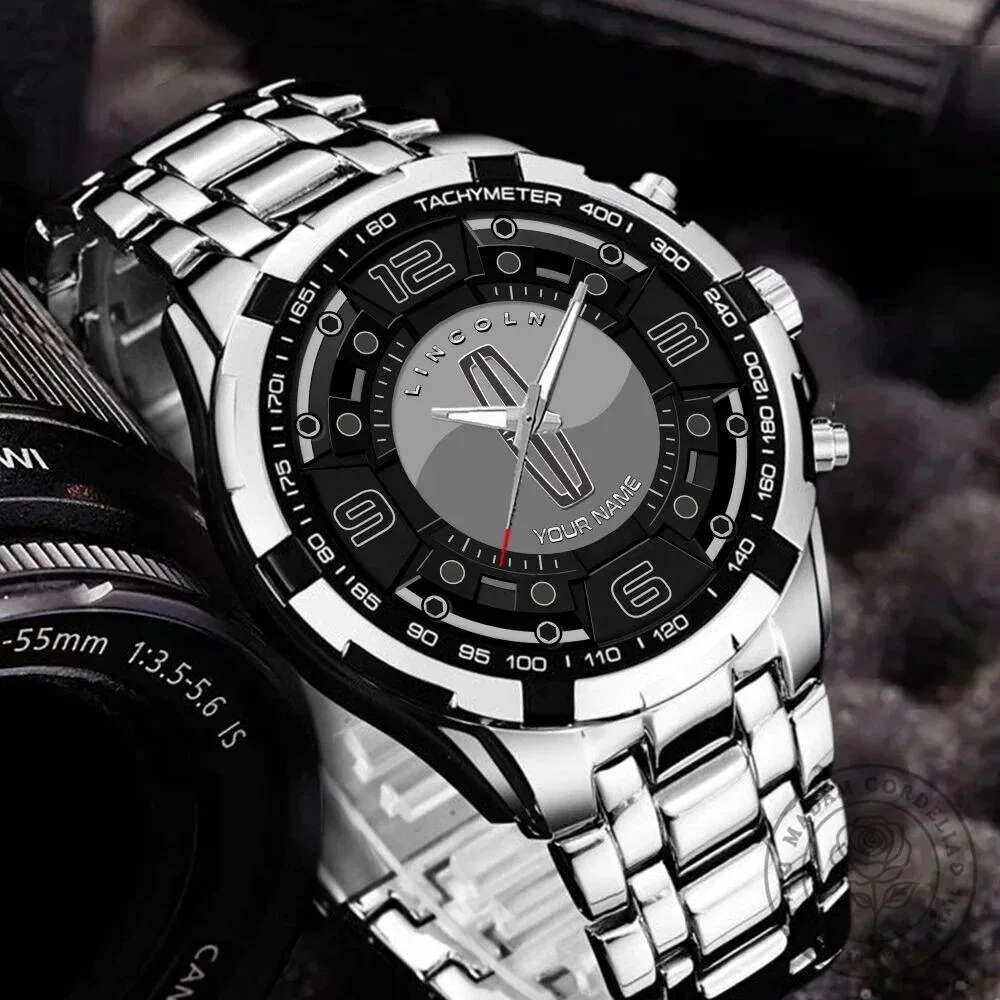 Lincoln Motor Company Elegant Fashion Watch with Custom Name Design 11 Lincoln Motor Company Elegant Fashion Watch with Custom Name Design
