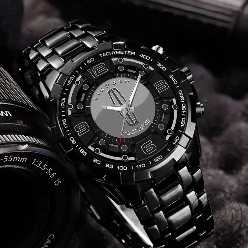 Lincoln Motor Company Elegant Fashion Watch with Custom Name Design 12 Lincoln Motor Company Elegant Fashion Watch with Custom Name Design